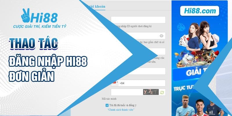 hướng dẫn đăng nhập nhà cái hi88