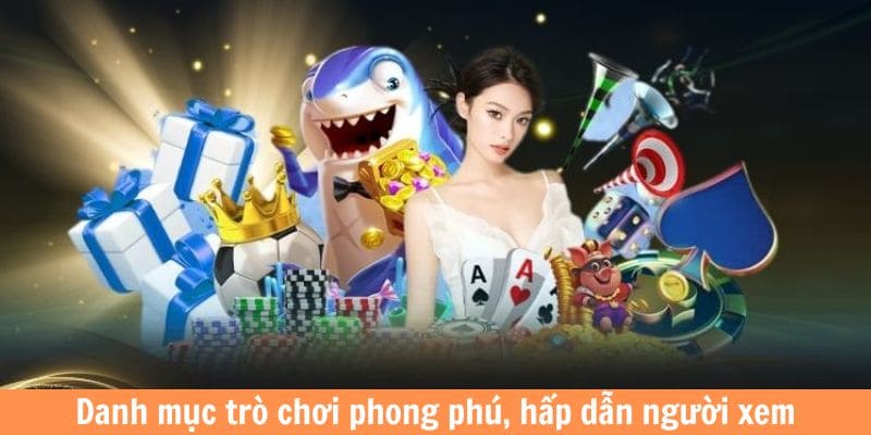 Danh mục trò chơi đa dạng của nhà cái king88