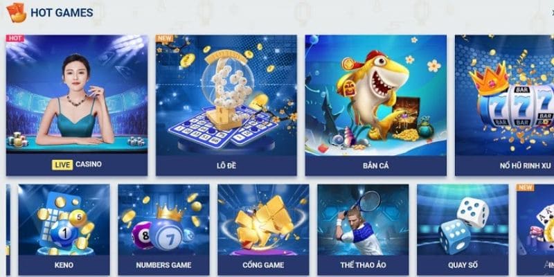 Sảnh game hot nhất tại nhà cái sky88